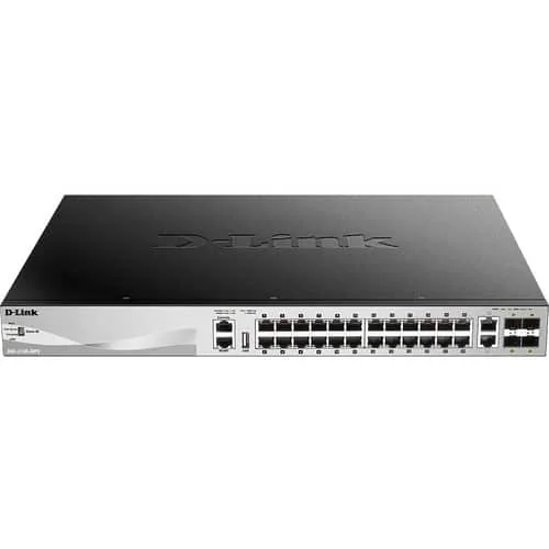 D-LINK L3 Light Switch 24 Gigabit PoE - DGS-3130-30PS/E